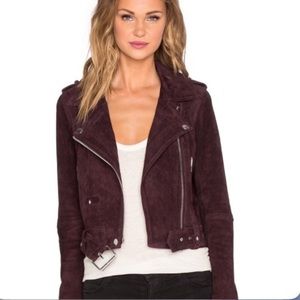 BLANK NYC suede bomber jacket